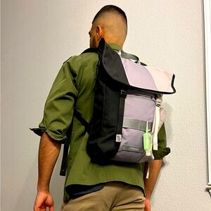 Stylish Black and Gray Backpack for Men